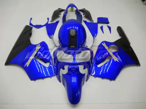 2000 2001 Kawasaki Ninja Zx 12r Blue Fairing 1