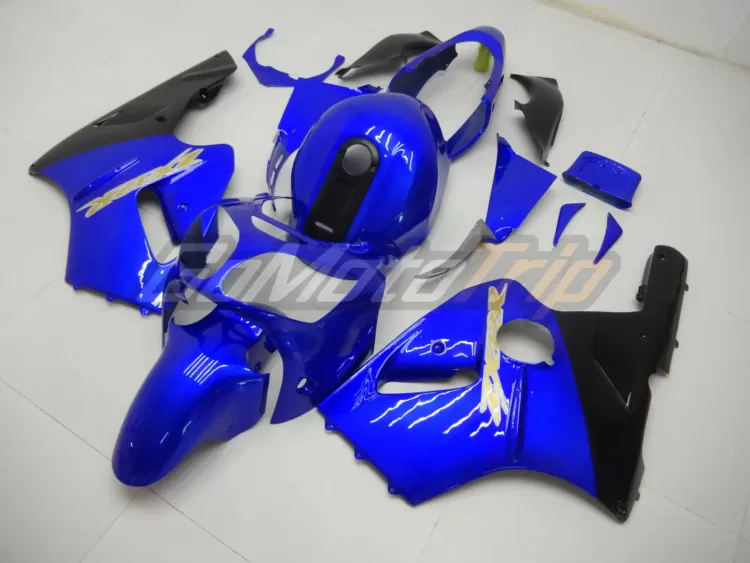 2000 2001 Kawasaki Ninja Zx 12r Blue Fairing 2