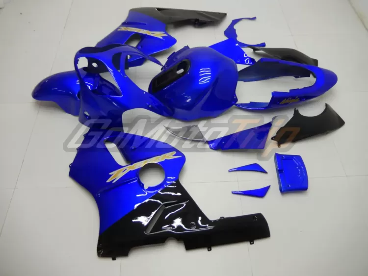 2000 2001 Kawasaki Ninja Zx 12r Blue Fairing 4