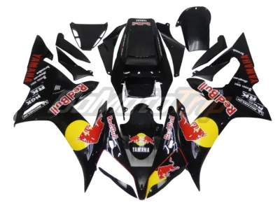 2002-2003-Yamaha-YZF-R1-Black-Red-Bull-Fairing-GS