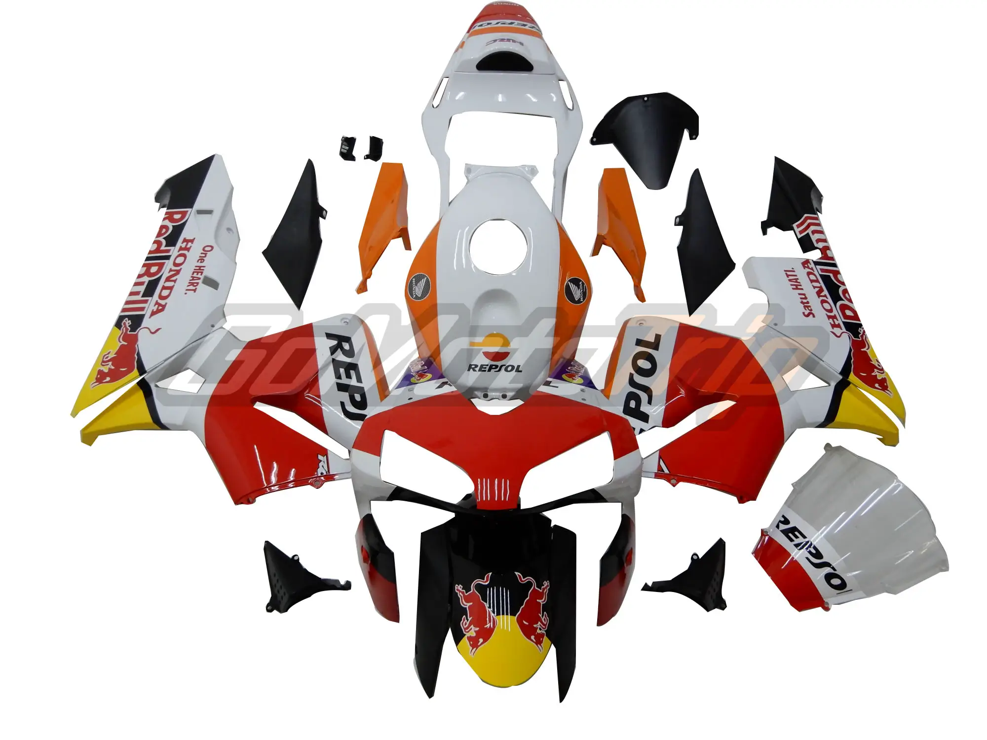 2003-2004-Honda-CBR600RR-REPSOL-MotoGP-DIY-Fairing-Kit-GS