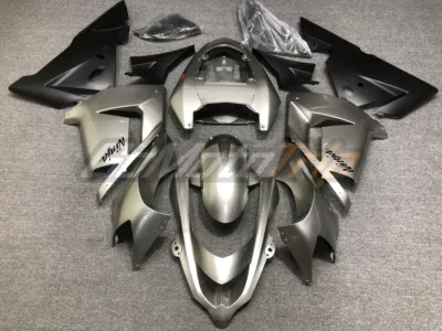 2004 2005 Kawasaki Ninja Zx 10r Metallic Gray Fairing Kit 1