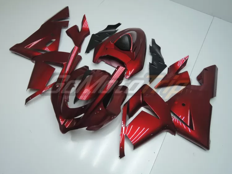 2004 2005 Kawasaki Ninja Zx 10r Red Fairing Kit 2