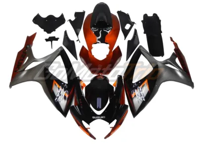 2006-2007-Suzuki-GSX-R750-600-Black-Orange-Fairing-GS