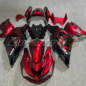 2012-2023 Kawasaki Ninja ZX-14R Black Red Fairing 1
