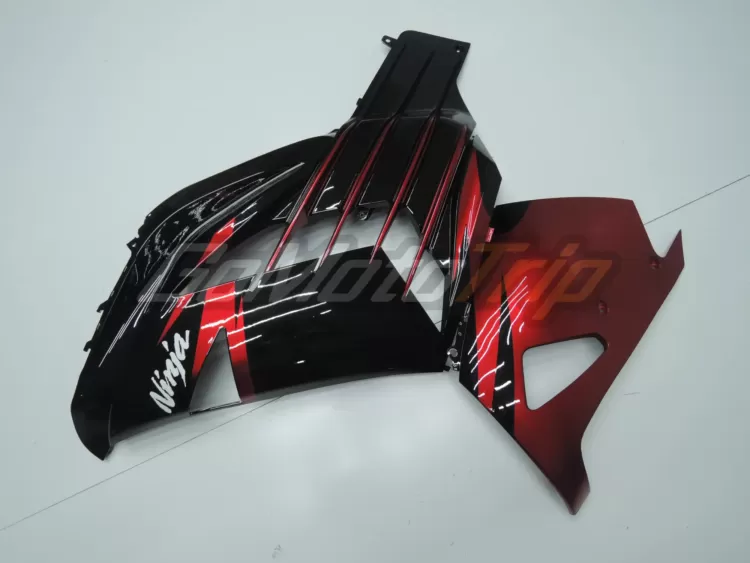 2012 2023 Kawasaki Ninja Zx 14r Black Red Fairing Kit 8