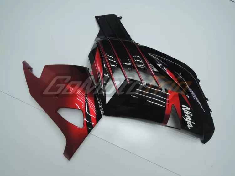 2012 2023 Kawasaki Ninja Zx 14r Black Red Fairing Kit 9