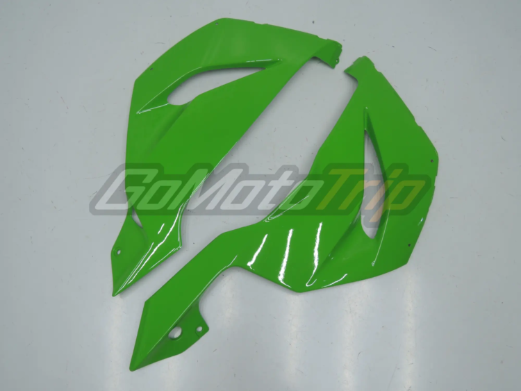 2013 Kawasaki Ninja Zx 6r Black Green Fairing Kit 10