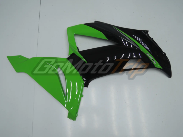 2013 Kawasaki Ninja Zx 6r Black Green Fairing Kit 7