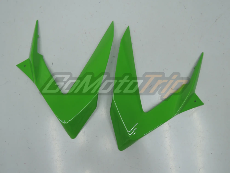 2013 Kawasaki Ninja Zx 6r Black Green Fairing Kit 9