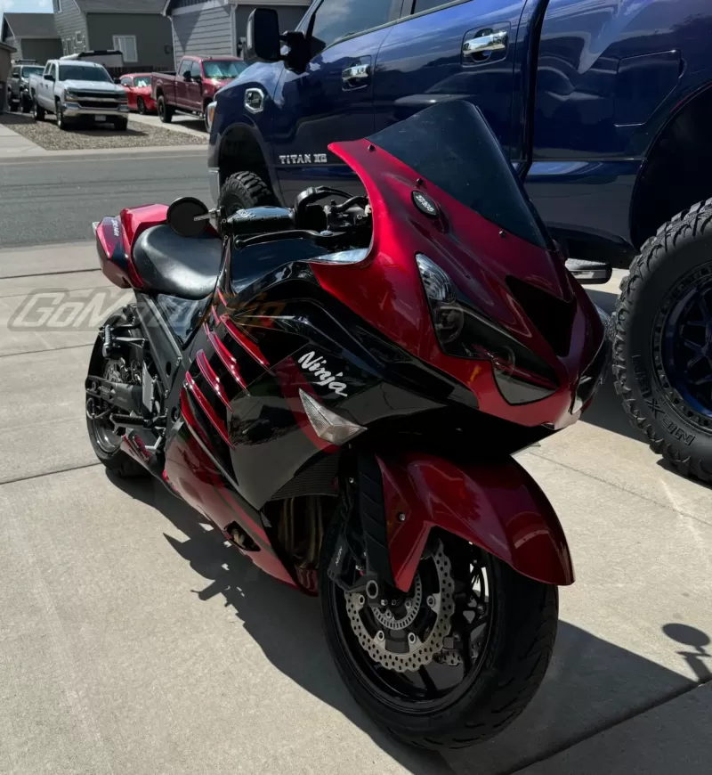 Rider Review 149375 Shenaye 2012 2023 Zx 14r Black Red Fairing 2