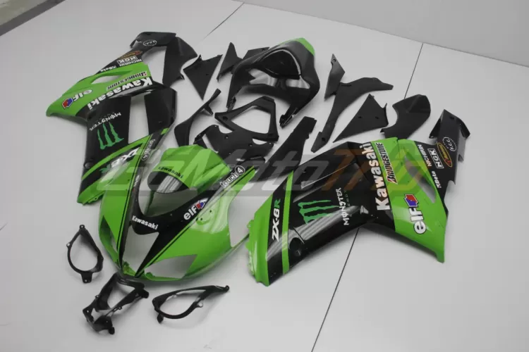 2007 2008 Kawasaki Ninja Zx 6r Zx Rr 2009 Motogp Livery Fairing Kit 2