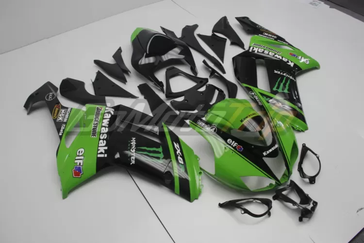 2007 2008 Kawasaki Ninja Zx 6r Zx Rr 2009 Motogp Livery Fairing Kit 3