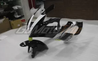 2004 2006 Yamaha Yzf R1 Black White Race Fairing 2