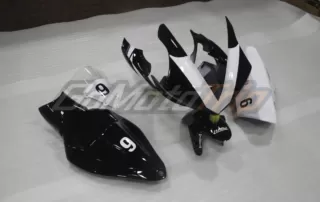 2004 2006 Yamaha Yzf R1 Black White Race Fairing 3