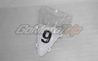 2004 2006 Yamaha Yzf R1 Black White Race Fairing 6