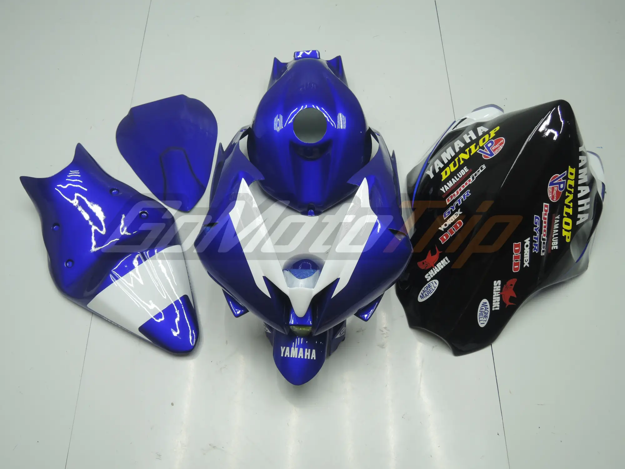 2006 2007 Yamaha Yzf R6 Blue Race Fairing 1