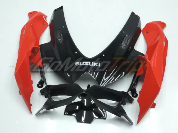 2008 2010 Suzuki K8 Black Red Fairing 4