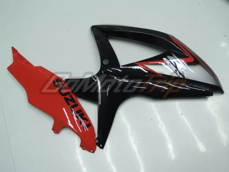 2008 2010 Suzuki K8 Black Red Fairing 9