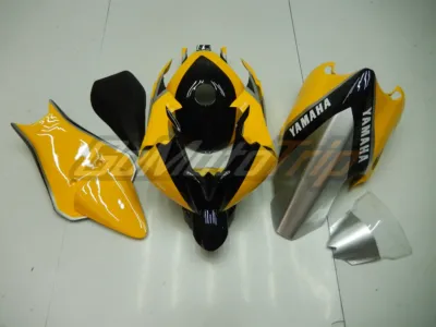 2008 2016 Yamaha Yzf R6 Black Yellow Race Bodywork 1