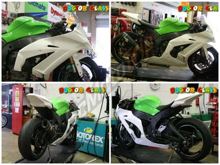 Kawasaki Ninja Zx 10r 2011 2015 Race Bodywork On The Bike 2