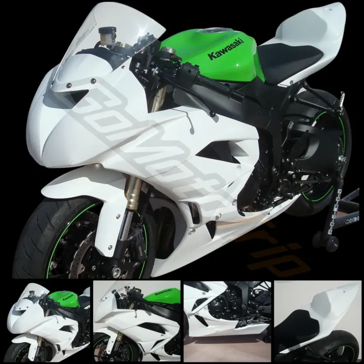 Kawasaki Ninja Zx 6r 2009 2012 Race Bodywork On Bike