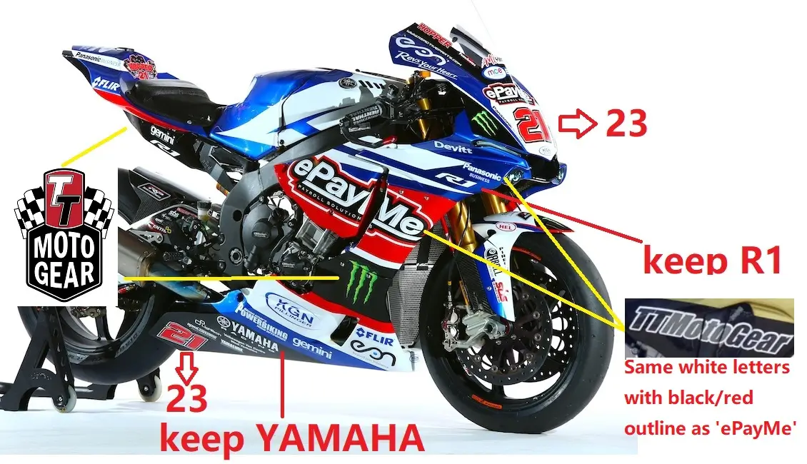 2015 2019 Yamaha Yzf R1 Ttmotogear Race Bodywork 22