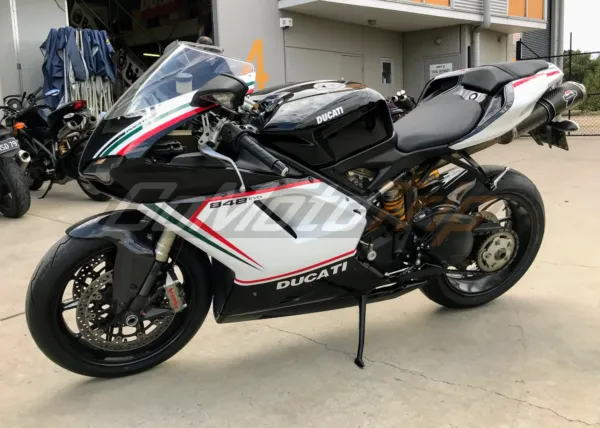 Ducati 848 EVO Black Tricolore Fairing