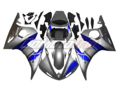 2003-2005-Yamaha-YZF-R6-Blue-Silver-Fairing-GS