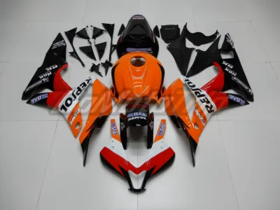 2007 2008 Honda Cbr600rr Classic Repsol Fairing Kit 1