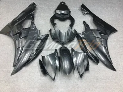 2006 2007 Yamaha R6 Carbon Fiber Looking Fairing Kit 1