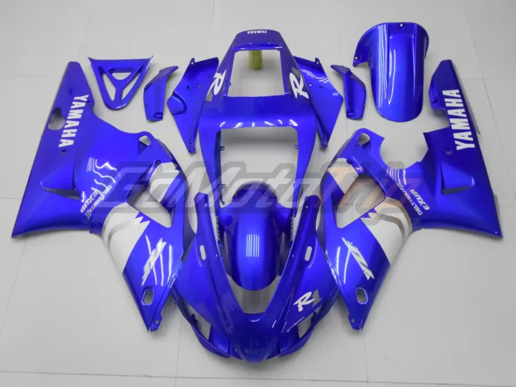 1998 1999 Yamaha Yzf R1 Blue Fairing Kit 1