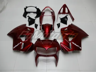 1998 2001 Honda Vfr800 Pearl Red Fairing 1