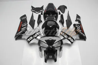 2005 2006 Honda Cbr600rr Black Repsol Fairing Kit 1