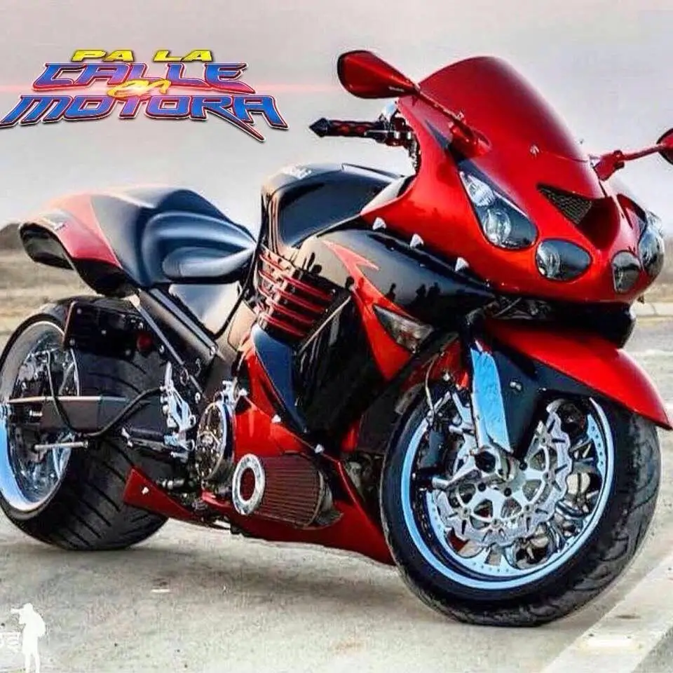 2006-2011-Kawasaki-Ninja-ZX-14R-Black-Red-Fairing-12