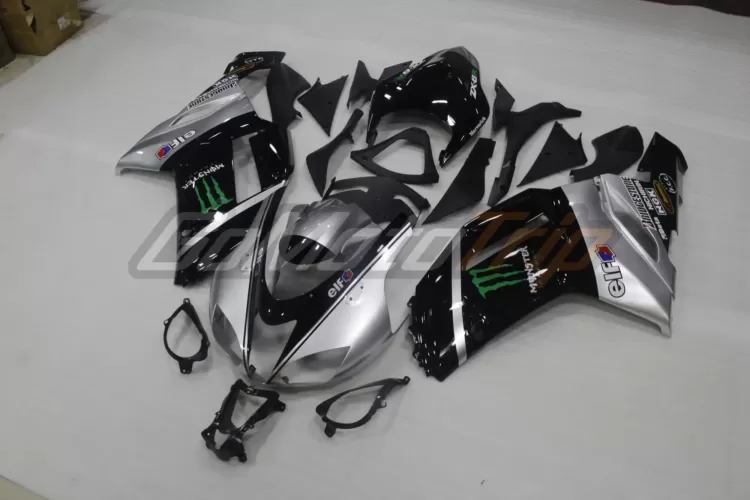 2007 2008 Kawasaki Ninja Zx 6r Silver Zx Rr 2009 Motogp Livery Fairing 2