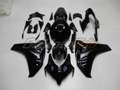 2008 2011 Honda Cbr1000rr Glossy Black Fairing 1