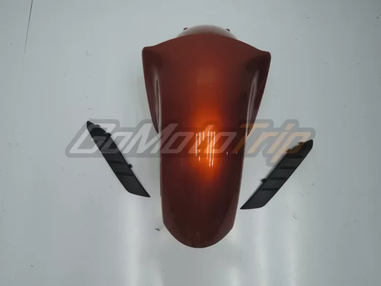 2009 Kawasaki Ninja Zx 14r Black Orange Fairing2 Kit 6