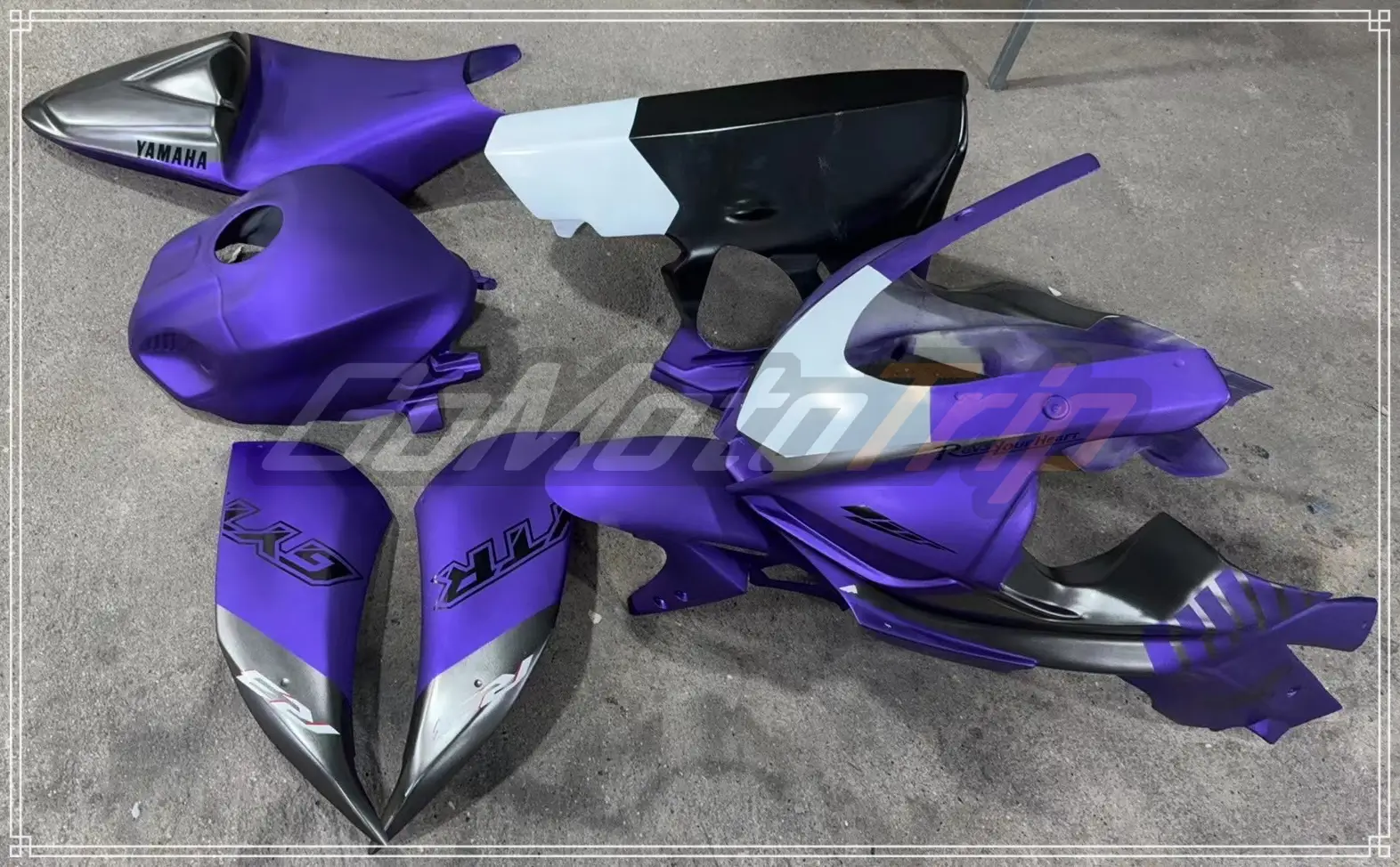 2019-2024 Yamaha YZF-R3 Purple Race Fairing 1