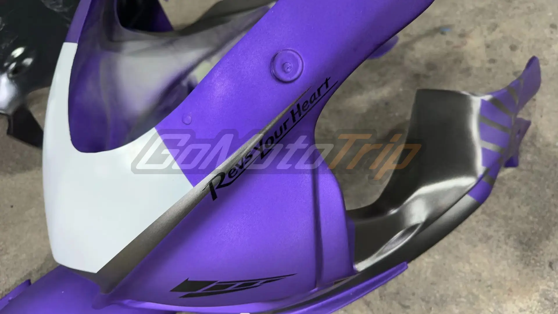 2019-2024 Yamaha YZF-R3 Purple Race Fairing 2