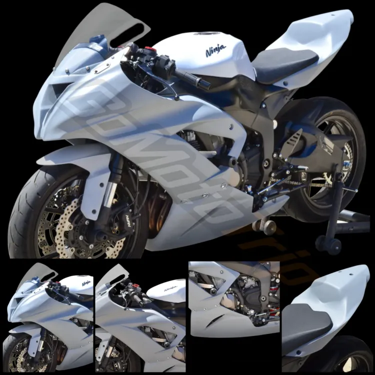 Kawasaki Ninja Zx 6r 2013 2018 Race Bodywork On Bike