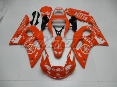 1998 2002 Yamaha Yzf R6 Orange Red Bull Fairing 1