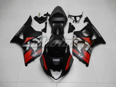 2003 2004 Suzuki Gsx R1000 Metallic Matte Black Fairings 1