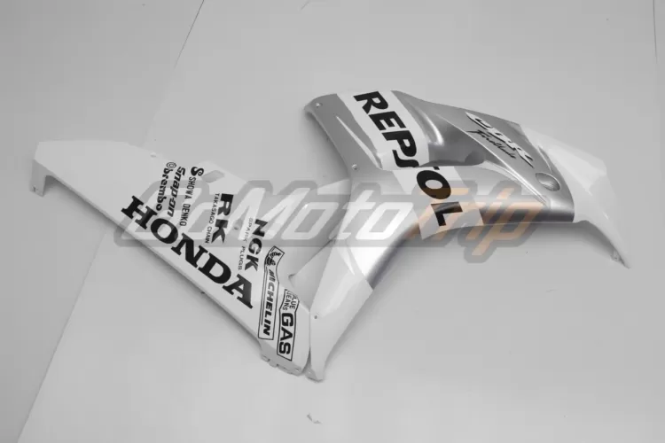 2006 2007 Honda Cbr1000rr Silver White Repsol Fairing Kit 9