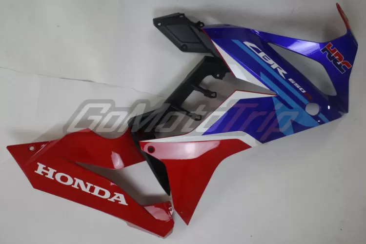 2019 2023 Honda Cbr650r Grand Prix Red Tricolor Fairing 12