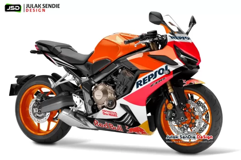 2019 2023 Honda Cbr650r Repsol