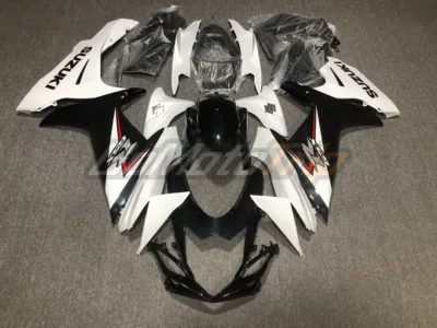 2014 Suzuki Gsx R750 Pearl White Black Fairing 1