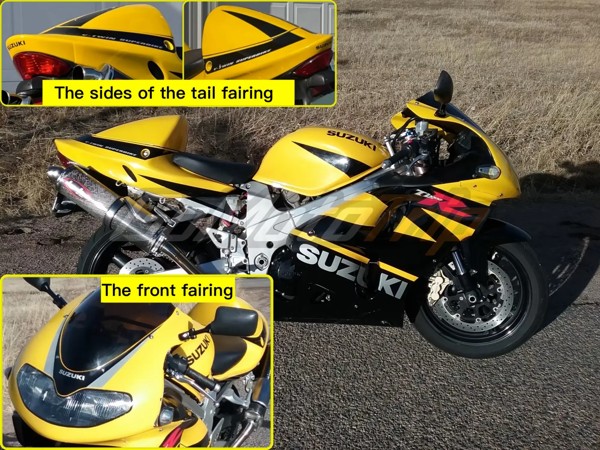 1998 2003 Suzuki Tl1000r Yellow Black