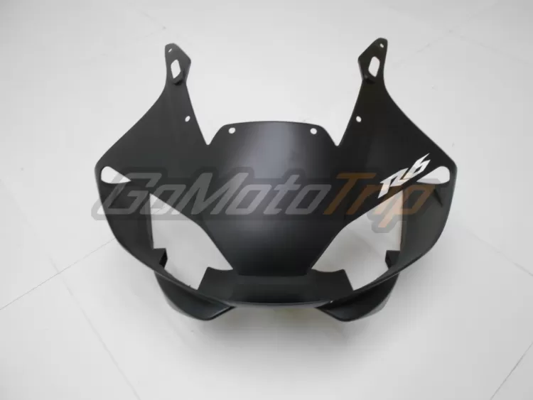 1998 2002 Yamaha Yzf R6 Black Fairing Kit 7