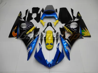 2003 2005 Yamaha Yzf R6 Rossi Shark Fairing 1